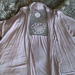 Short sleeve cardigan